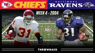 Legendary Backs of the 00's Collide on MNF! (Chiefs vs. Ravens 2004, Week 4)