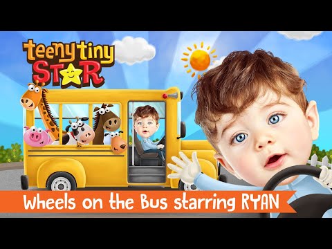 The Wheels on the Bus - Nursery Rhymes for Children, Kids and Toddlers | Starring Ryan