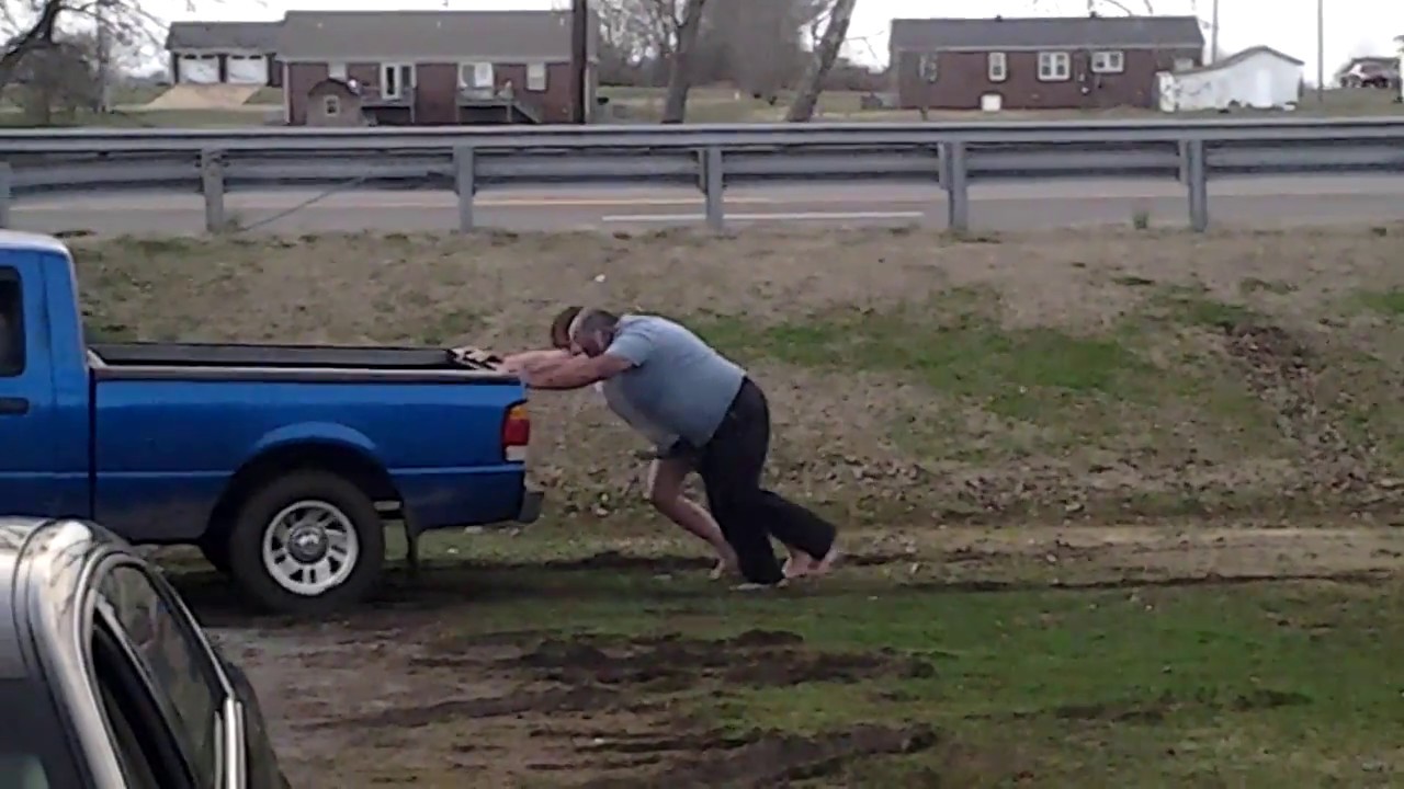 Trying to Get the Truck Unstuck YouTube