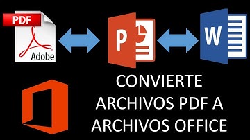 Como convertir PDF a WORD, EXCEL, POWER POINT SIN PROGRAMAS