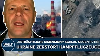 PUTINS KRIEG: 'Eine beträchtliche Dimension!' Heftige Krim-Attacken! Ukraine zerstört Kampfflugzeuge