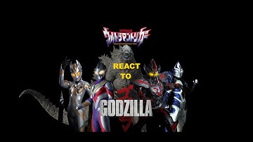 Ultraman Trigger and Giants of Darkness react to Godzilla 2014 Godzilla lives