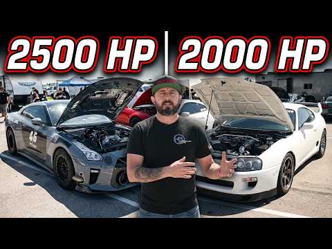 2500hp R35 GT-R  and 2000+hp Sequential Manual Supra from Horsepower Lounge