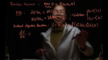 4. Envelope Theorem - Roys Identity (Choice & Demand week 2)