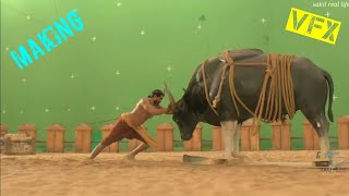 Making of Baahubali VFX - Bull Fight sequence by Films | sakil real life