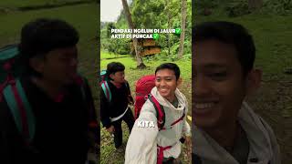 Selalu ada teman mendaki yang begini #hiking #mendaki #gunung  #relatable