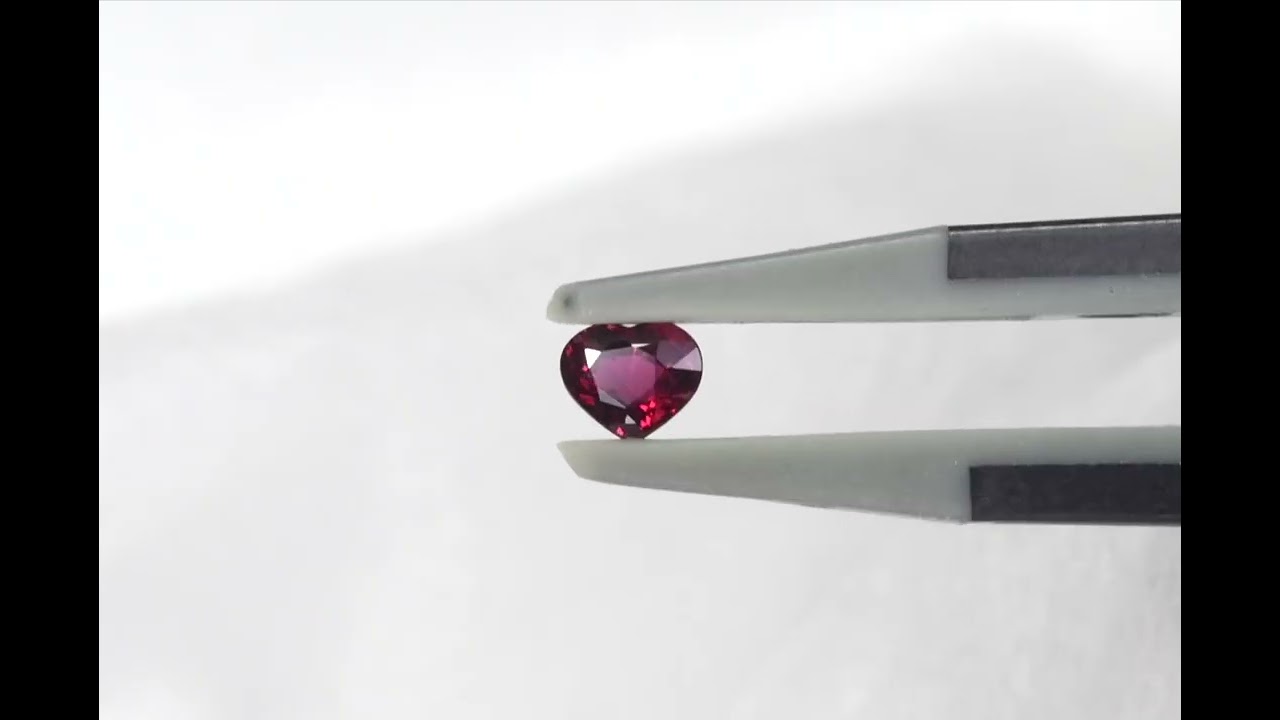 2/19新着】ルビー タンザニア産 0.227ct 【ソーティングメモ付