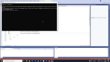 C# Programlama Dili Console Application Örnek