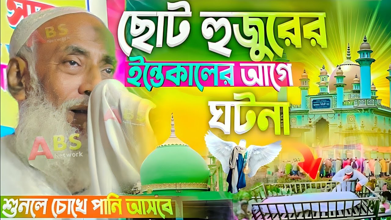 ছোট হুজুরের ইন্তেকালের আগে ঘটনা।পীর ওমর সিদ্দিকী ওয়াজ।Pir Omor Siddiqui Jalsa