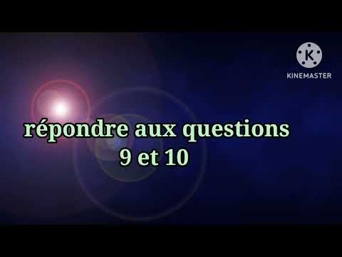 1bac répondre aux questions 9 et 10 جمل جاهزة للإجابة على السؤال في الإمتحان الجهوي اللغة الفرنسية