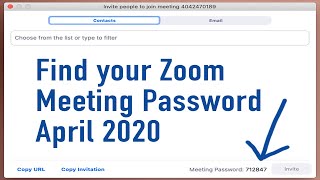 Zoom just updated security and now you need a password to join
meeting. here's where find your meeting password. if don't see
"invite" wat...