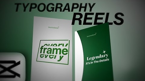 EDIT VIRAL TYPOGRAPHY REELS IN CAPCUT | Easy tutorial | PART 2