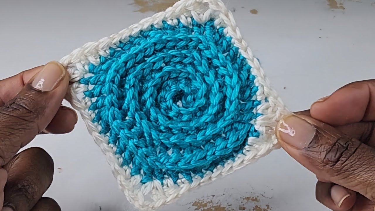 Crochet Spiral Granny Square | How to Tutorial - YouTube