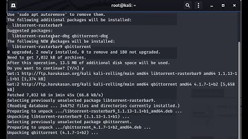 Install Torrent | Kali linux