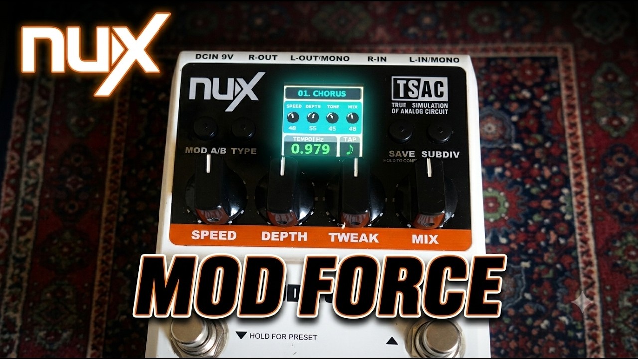NuX Mod Force Multi-Modulation - Guitar Pedal Effect // Chorus