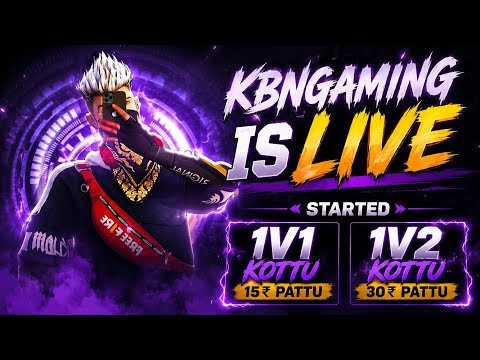 KBNGAMING141 is live stream started 1V1 KOTTU 15₹ PATTU 1V2 KOTTU 30₹ PATTU PLAYING WITH SUBSCRIBERS