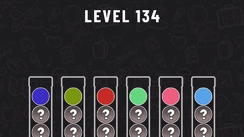 Ball Sort Puzzle Level 134 #ballsortpuzzle #ballsortpuzzlegameplay #puzzlegame #mobilegames