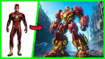 AVENGERS maar TRANSFORMERS CARS EN TRANSFORMATION NAAR ROBOTS TRANSFORMERS - nieuwe video 2025