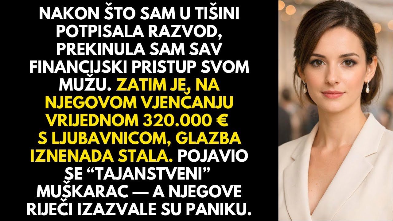 Prekinula sam novac muža koji me ostavio zbog ljubavnice — na njegovu vjenčanju pojavio muškarac…