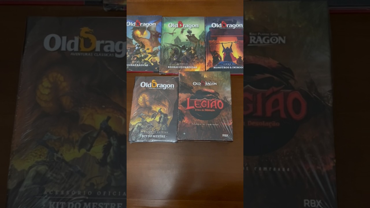 Unboxing RPG Old Dragon 2 e Legião A Era da Desolação