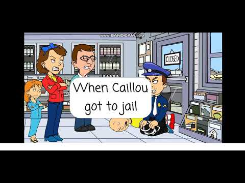 Caillou tries to shoplift/arrested