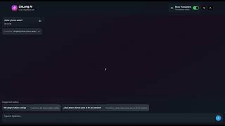 LioLang AI – Futuristic Language Learning with AI Chat, Voice &amp; Translation 🌐✨