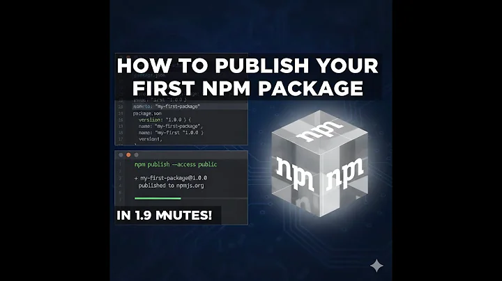 Publish Your First NPM Package: Complete Beginner Guide