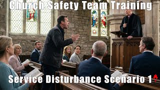Church Safety Team Training: Disturbance in Sanctuary Scenario 1