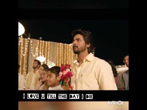 Ennai kollathey album song  remo breakup sentimental scene sivakarthikeyan  keerthy mashup cover