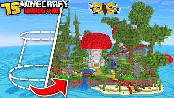 I Transformed the OCEAN into the OVERWORLD in Minecraft Hardcore