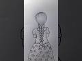 How to draw a beautiful girl With Long Hair #shorts #girl