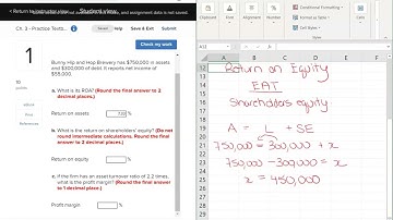 ROA, ROE, Profit Margin