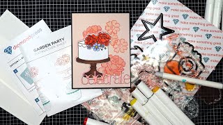 Diamond Press 'Garden Party' Stamps and Dies Review Tutorial! What a Beautiful Set!