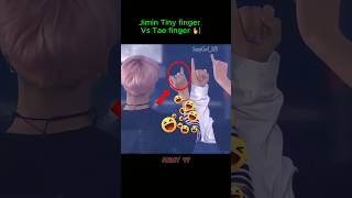 Jimin Tiny finger Vs Tae finger 🤞#bts #v #jimin