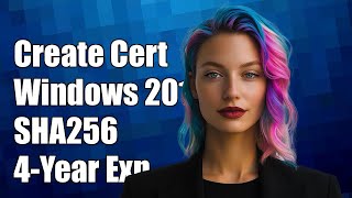 How to Create a Self-Signed Certificate on Windows 2012 R2 with SHA256 and 4-Year Expiration