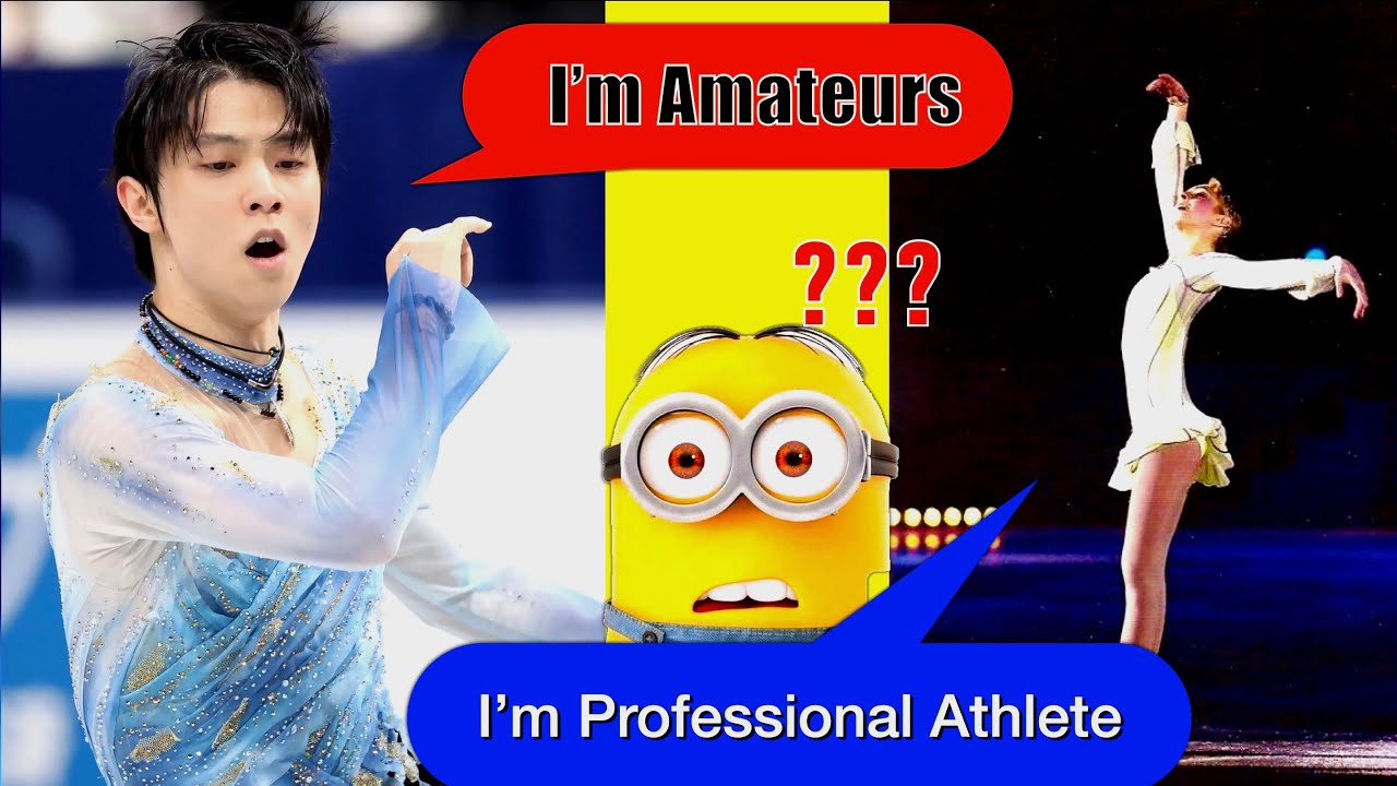 Learn about professional athletes and amateurs from Yuzuru Hanyus retirement speech