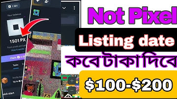 Not pixel কিভাবে কাজ করবো | not pixel airdrop #notpixel #airdrop # not pixel listing update
