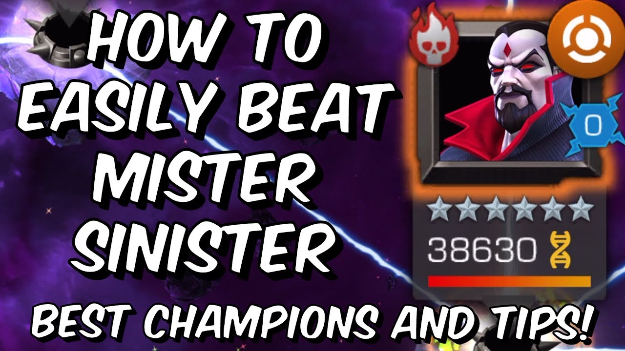 How To Easily Beat Uncollected Mister Sinister - Best Champions & Tips - Marvel Contest of Champions