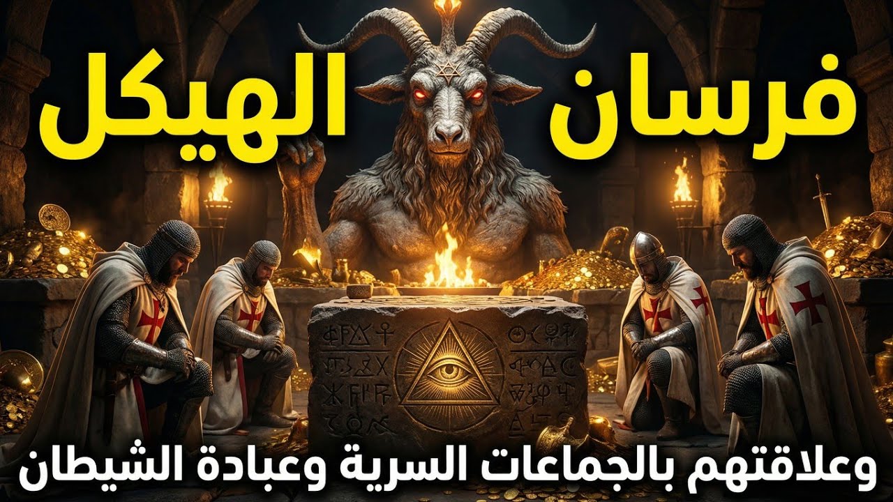 فرسان المعبد… التنظيم الذي اختفى وبقيت أسراره تحكم العالم؟ | القصة الكاملة.