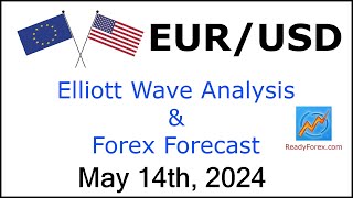 EUR USD Elliott Wave Analysis | Forex Forecast | May 14, 2024 | EURUSD Analysis Today