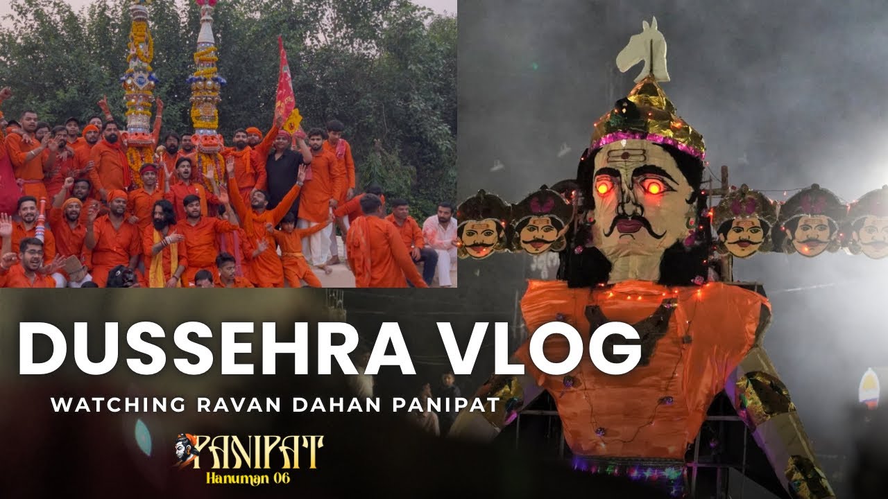 Panipat Dusshera 2025 🔱🚩🕉️ (part-:1) Film || Panipat_hanuman_06 || #jaishreeram #dusshera #panipat