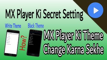 How To Enable Dark Mode in MX Player |MX Player Dark Theme | Dark Theme for MX Player | Urdu Hindi