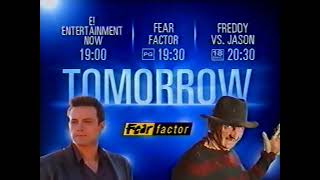 Mnet - Tomorrow E! Entertainment Now,Fear Factor,Freddy Vs Jason Promo