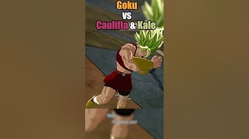 GOKU VS caulifla and Kale DRAGON BALL: Sparking! ZERO