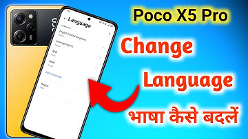 How To Change Language in Poco X5 Pro 5G , Poco X5 Pro 5G Change Language Setting