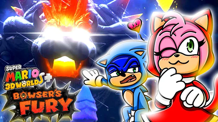 BOWSER'S ANGRY!! - Sonic & Amy Play Super Mario 3D...