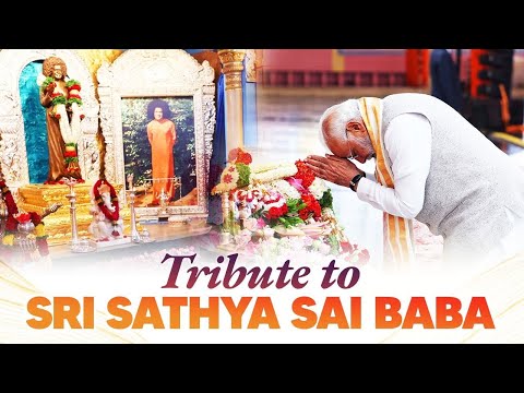 LIVE PM Modi Pays Tribute At Mahasamadhi Of Sri Sathya Sai Baba In Puttaparthi Andhra Pradesh