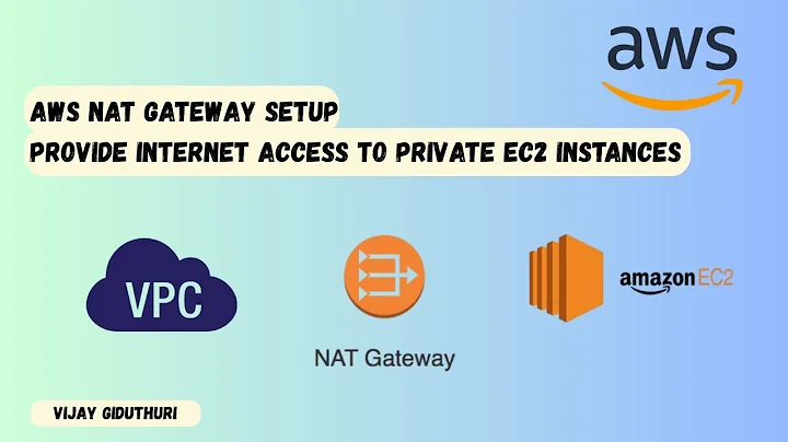 AWS NAT Gateway Setup | Provide Internet Access to Private EC2 Instances