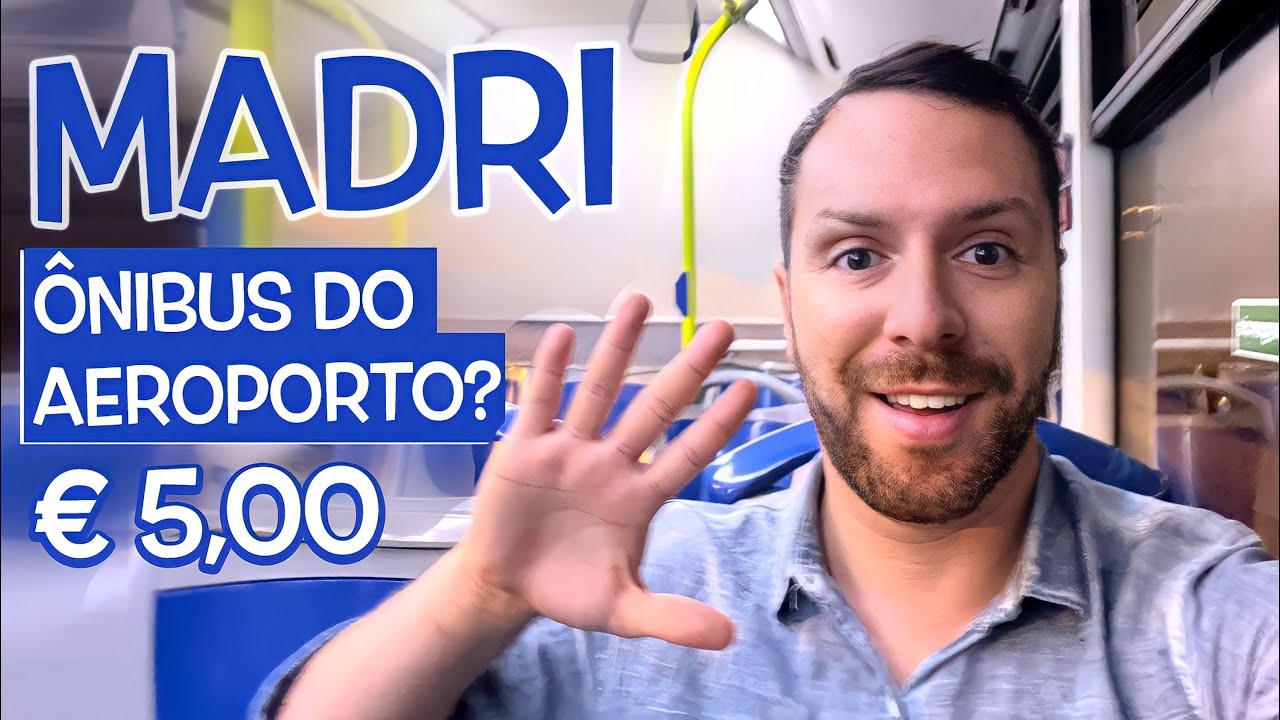 Como chegar de ônibus do aeroporto de Madrid ao centro | Express Aeropuerto Madrid | Apenas 5 euros