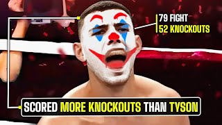 Celebrity The most PSYCHOPATHIC boxer CLOWN who became BOXING HISTORY - Maromero Paez Profile